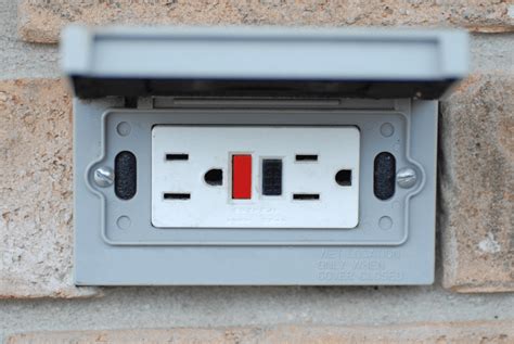 expandable electrical outlet box|outdoor ground fault outlet.